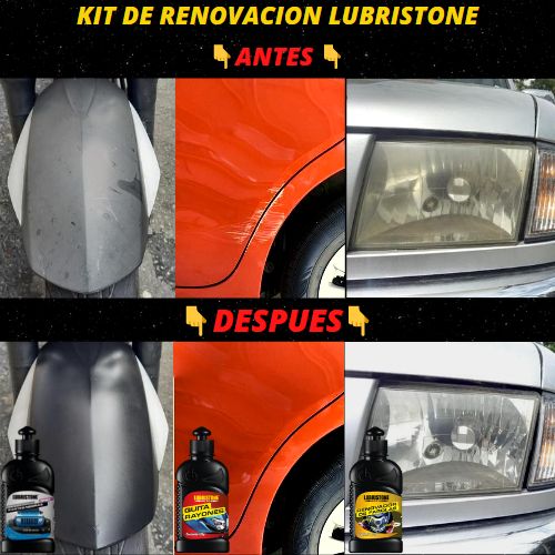 KIT PREMIUM DE RENOVACION DE LUBRISTONE® - Renueva tu Vehículo solo con 3 Productos